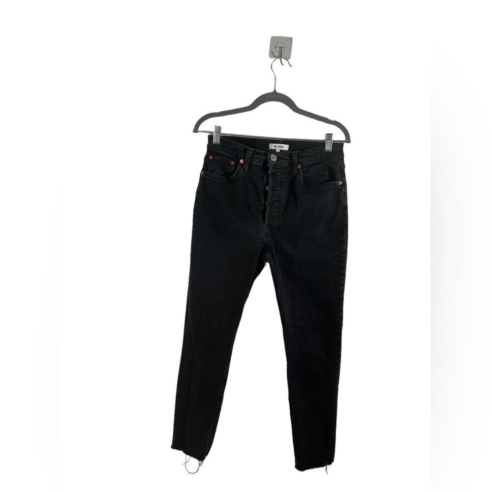 RE/DONE Women’s Size 29 Black High Rise Skinny Leg Jeans